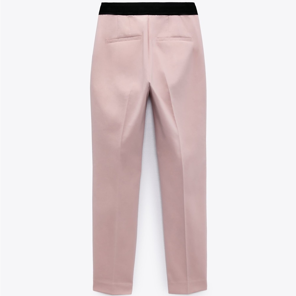 Zara cotton candy pink jogger pants slim fit